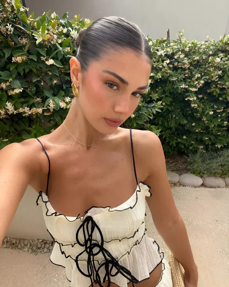 Lea | Charming Skirt and Top Set - Luxurise Fashion -