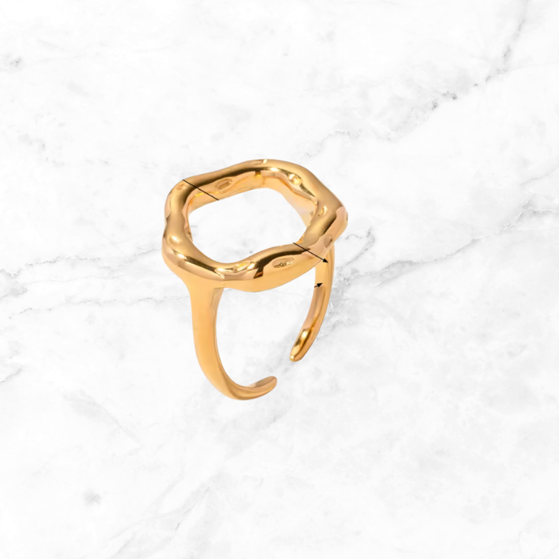 Noir Gold Power Rings - Luxurise Fashion - 