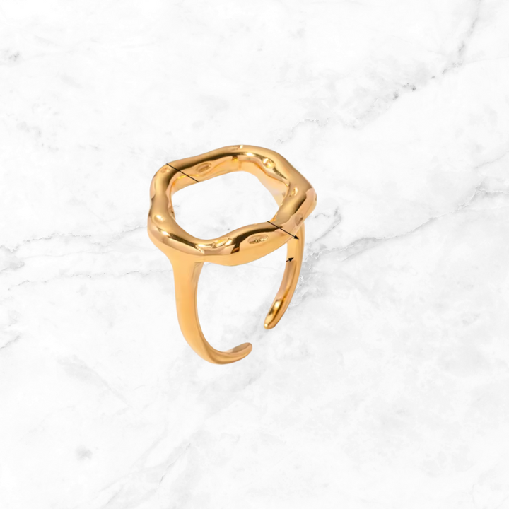 Noir Gold Power Rings - Luxurise Fashion - 