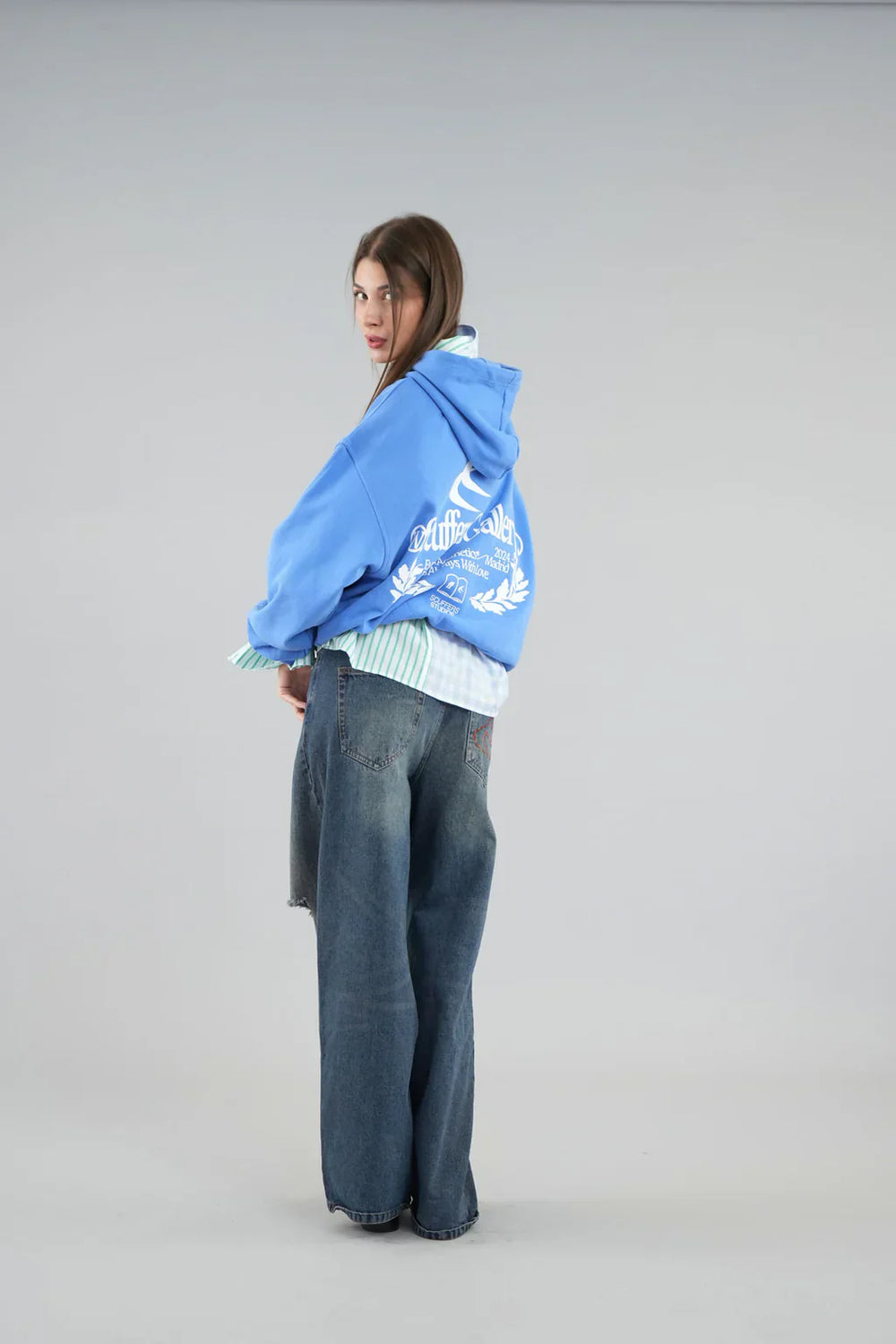 Gallery SCFF Hoodie - BLUE - Luxurise Fashion - loungewear