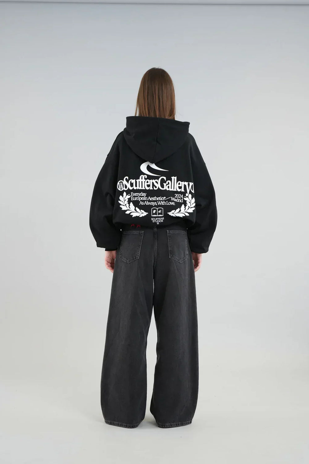 Gallery SCFF Hoodie - BLACK - Luxurise Fashion - loungewear