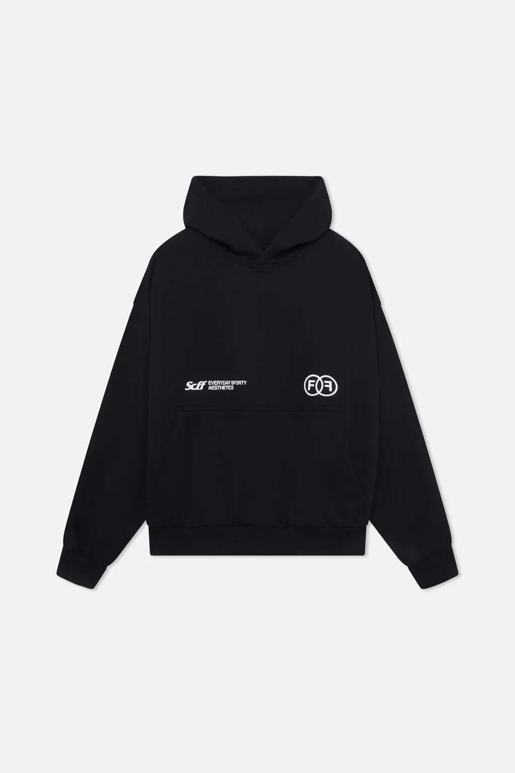 Triple stars Hoodie - BLACK - Luxurise Fashion - loungewear