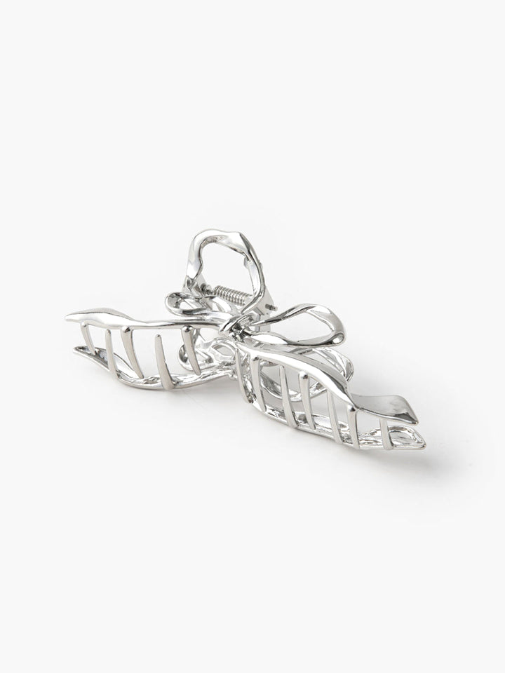 Orlith - Metallic Bow Hair Claw - Luxurise Fashion - 