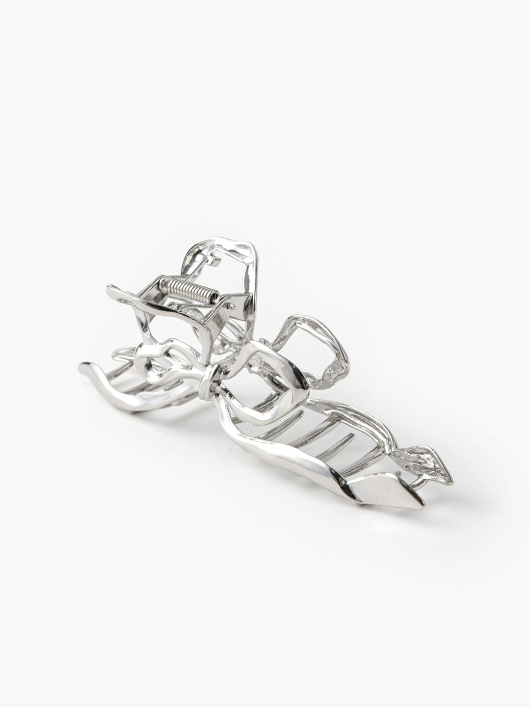 Orlith - Metallic Bow Hair Claw - Luxurise Fashion - 