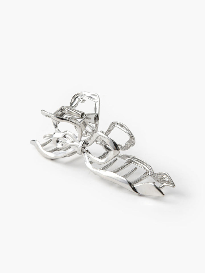 Orlith - Metallic Bow Hair Claw - Luxurise Fashion - 