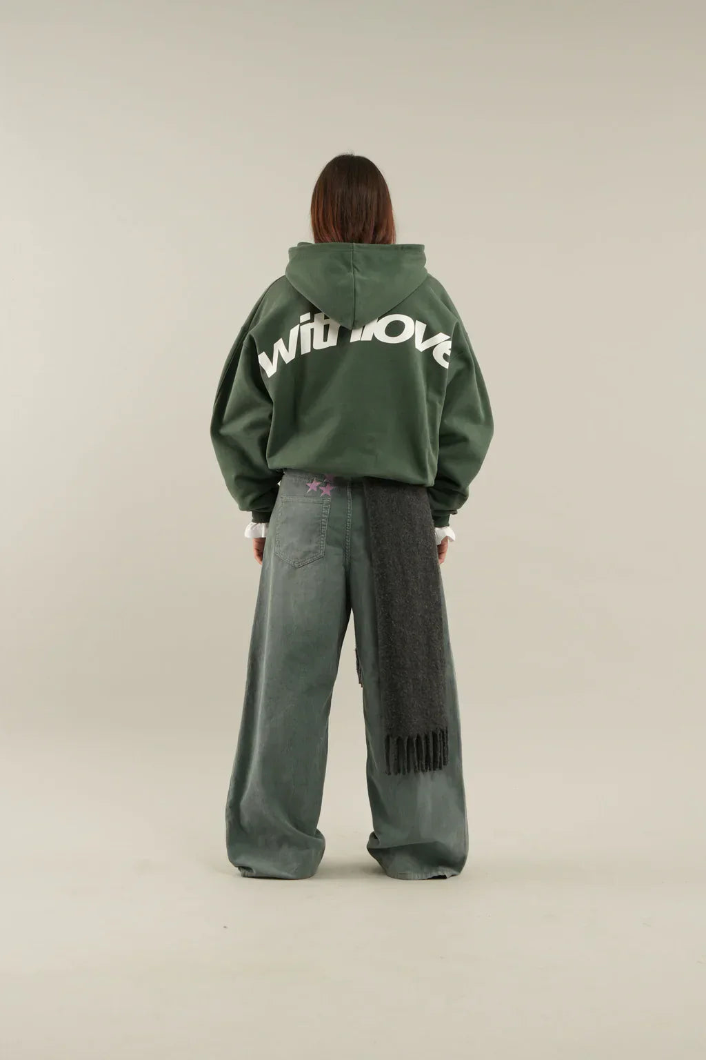 The viral "WITH LOVE" Hoodie Orange - Luxurise Fashion - loungewear