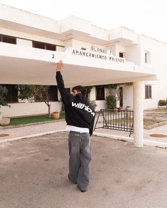 The viral "WITH LOVE" Hoodie Blue - Luxurise Fashion - loungewear