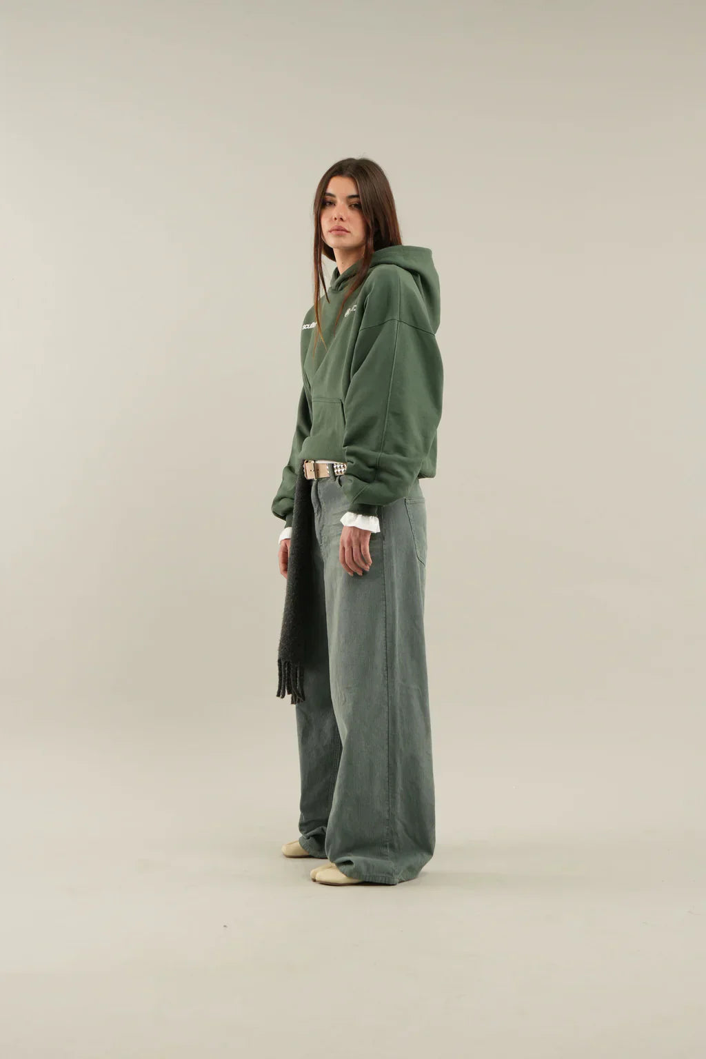 The viral "WITH LOVE" Hoodie Green - Luxurise Fashion - 