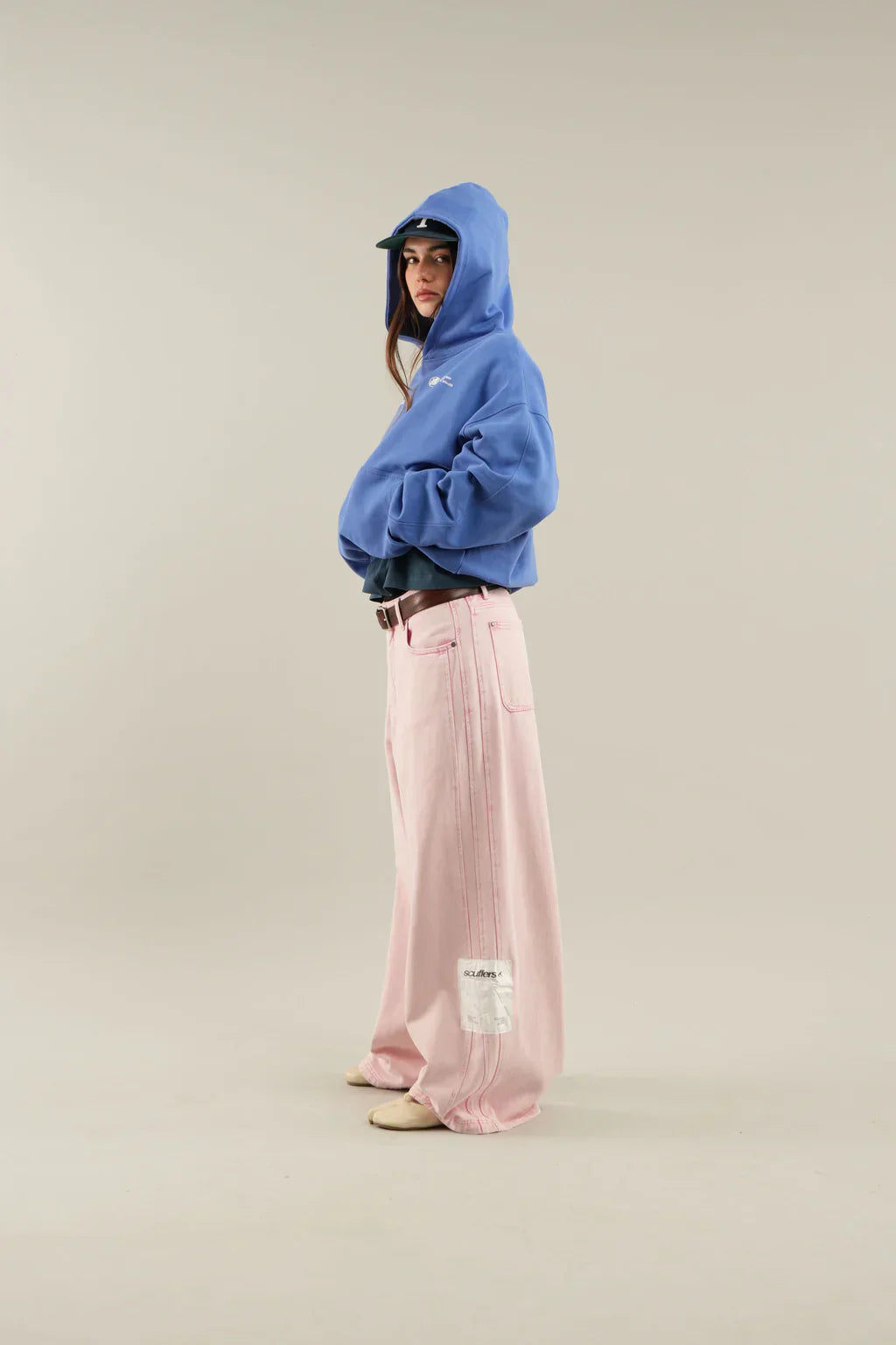 The viral "WITH LOVE" Hoodie Blue - Luxurise Fashion - loungewear