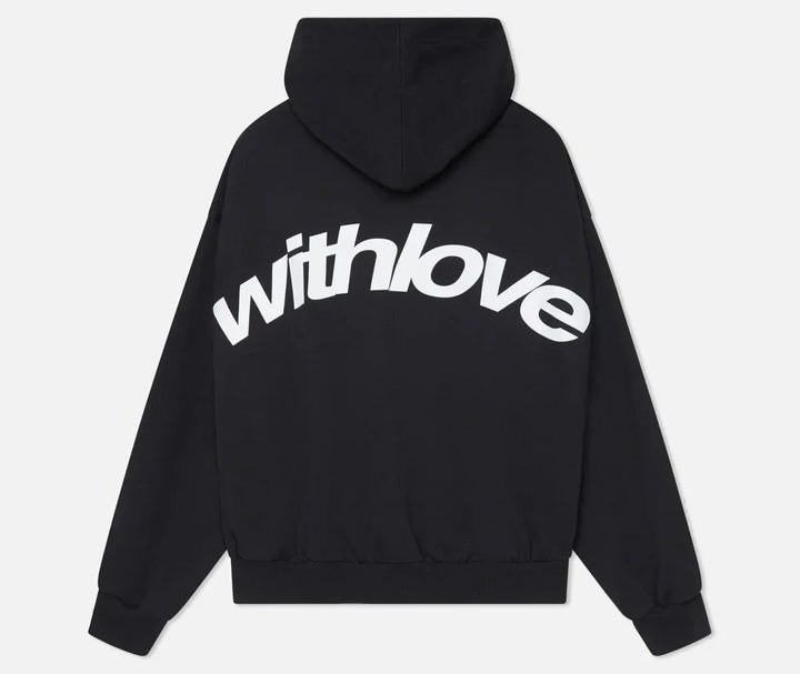 The viral "WITH LOVE" Hoodie NAVY - Luxurise Fashion - loungewear