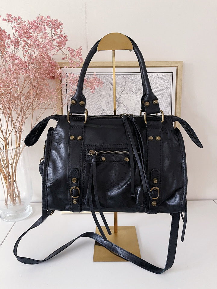 City Bag Powder Black - Luxurise Fashion - 