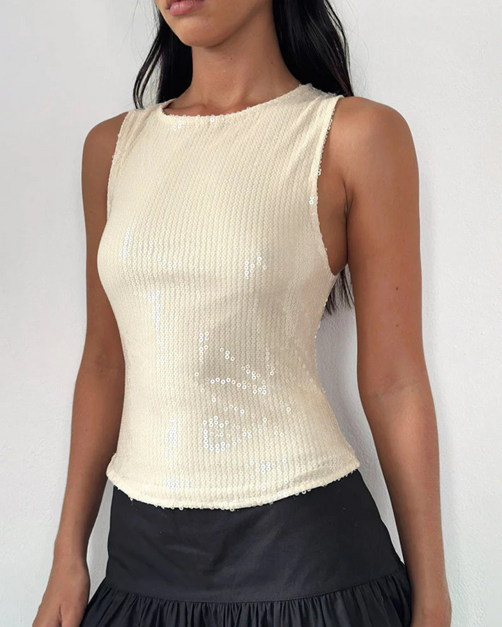 NOVA | SPARKLY TOP - Luxurise Fashion - 