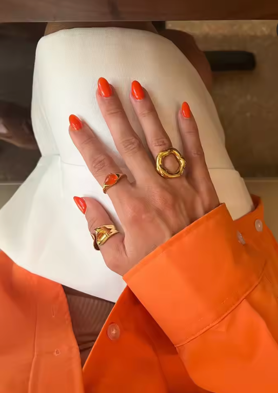 Noir Gold Power Rings - Luxurise Fashion - 