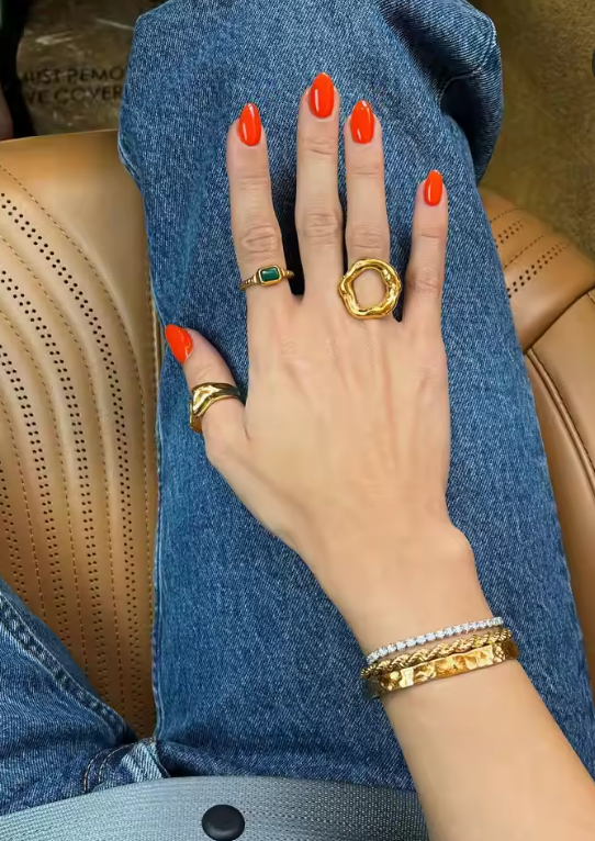 Noir Gold Power Rings - Luxurise Fashion - 