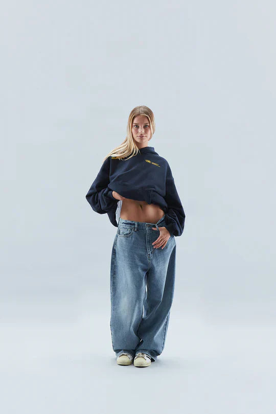 The viral "WITH LOVE" Hoodie NAVY - Luxurise Fashion - loungewear