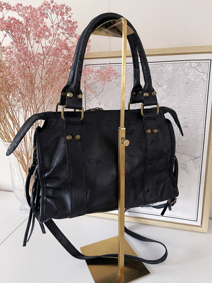 City Bag Powder Black - Luxurise Fashion - 